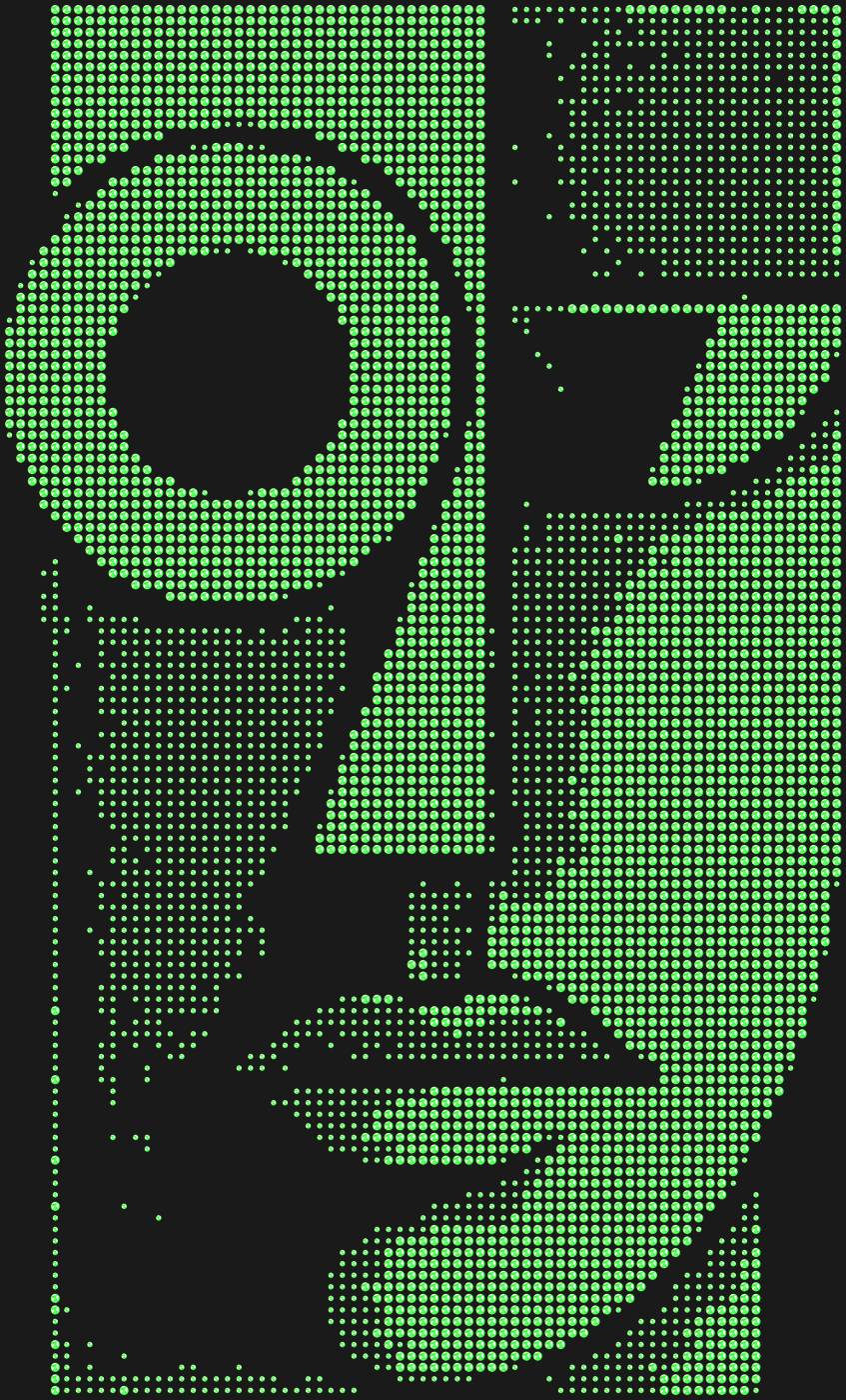 Трафарет Портрет в кубизме — CUBISMFACE1