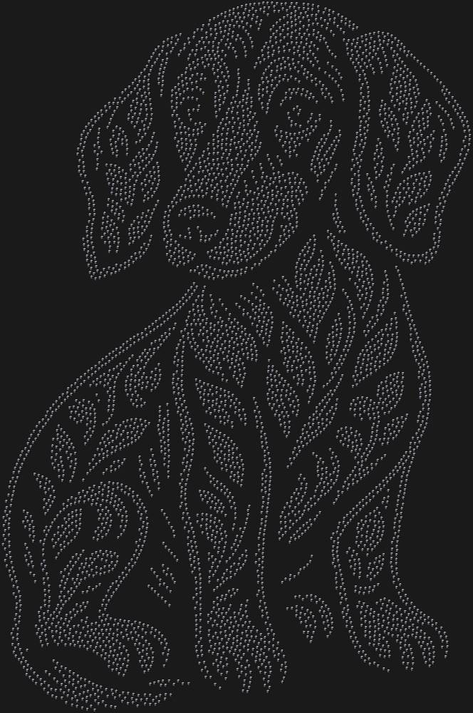 Трафарет Щенок таксы — RHT_DACHSHUNDPUPPY1_SS20_JET_BLACK
