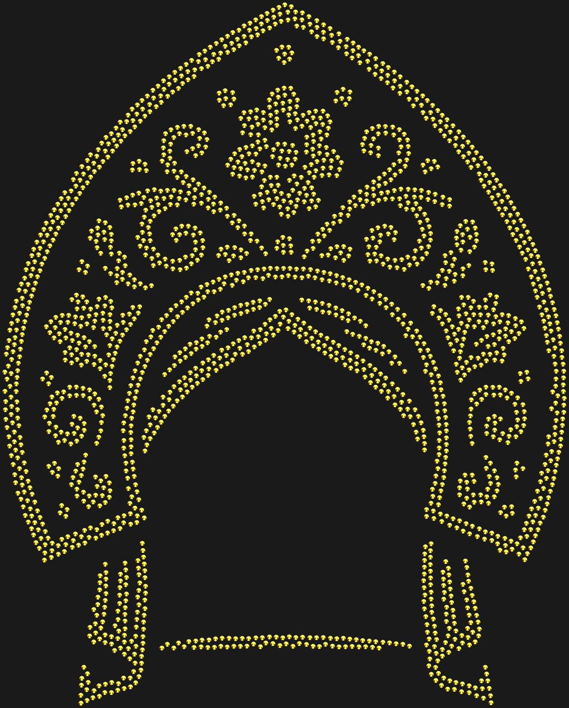 Трафарет Kokoshnik — KOKOSHNIK1