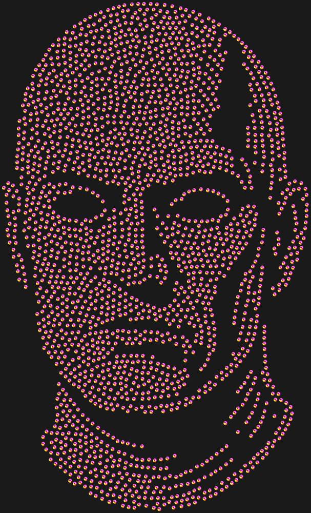Трафарет Fantomas Mask — RHT_FANTOMAS1_SS10_RAINBOW