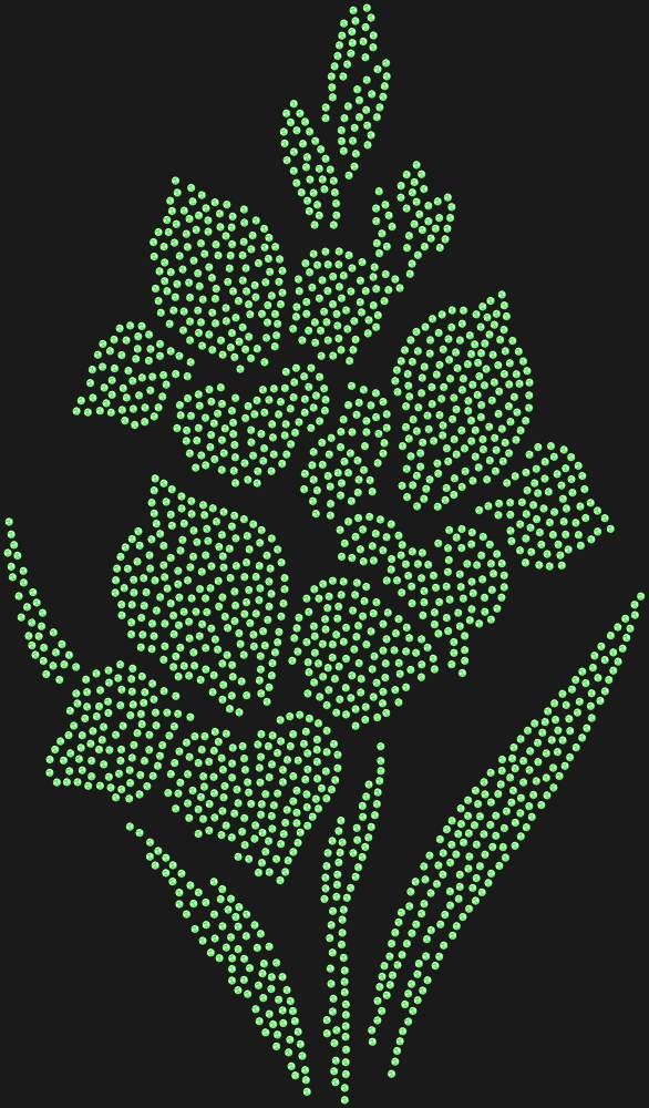 Трафарет Gladioli — RHT_GLADIOLUS1_SS16_LT_PERIDOT