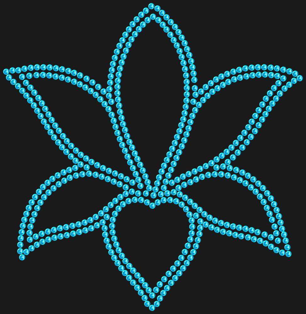 Трафарет Lily — RHT_LILY1_SS10_AQUAMARINE