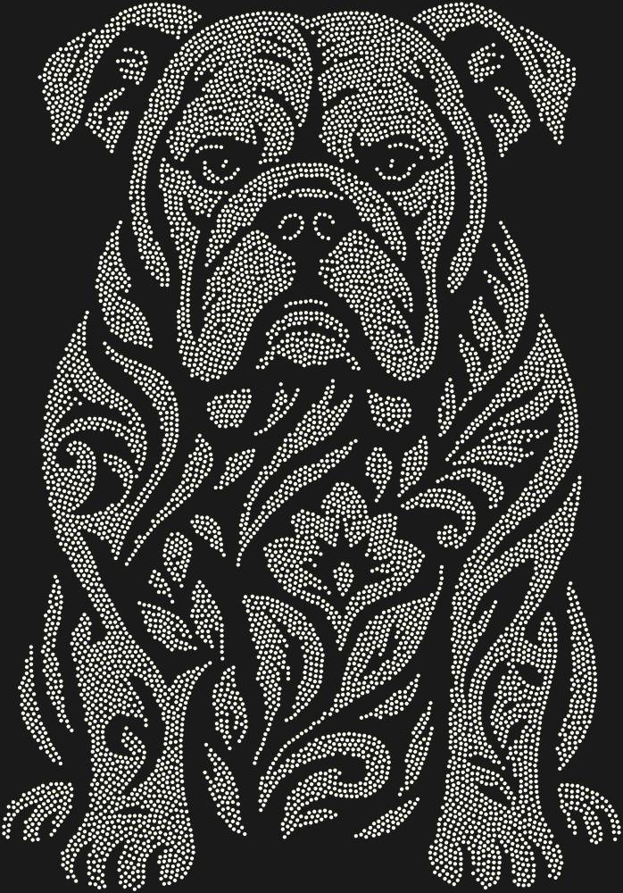 Трафарет Bulldog — RHT_BULLDOG1_SS6_CRYSTAL_AB