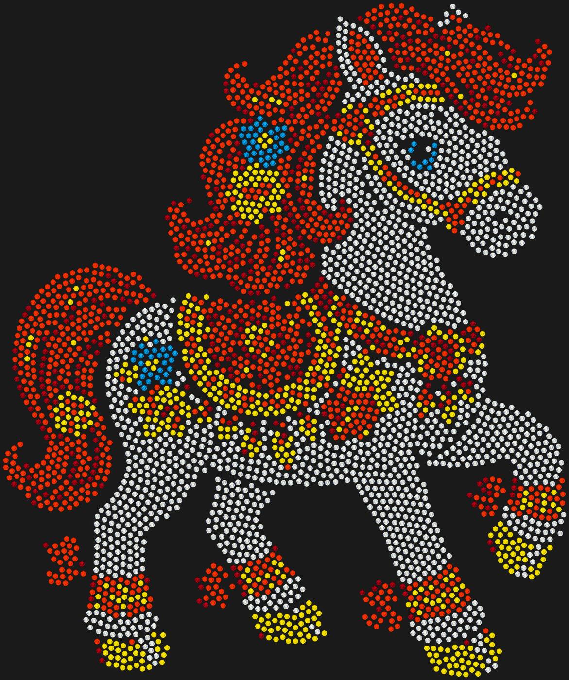 Трафарет Лошадка — HORSE20