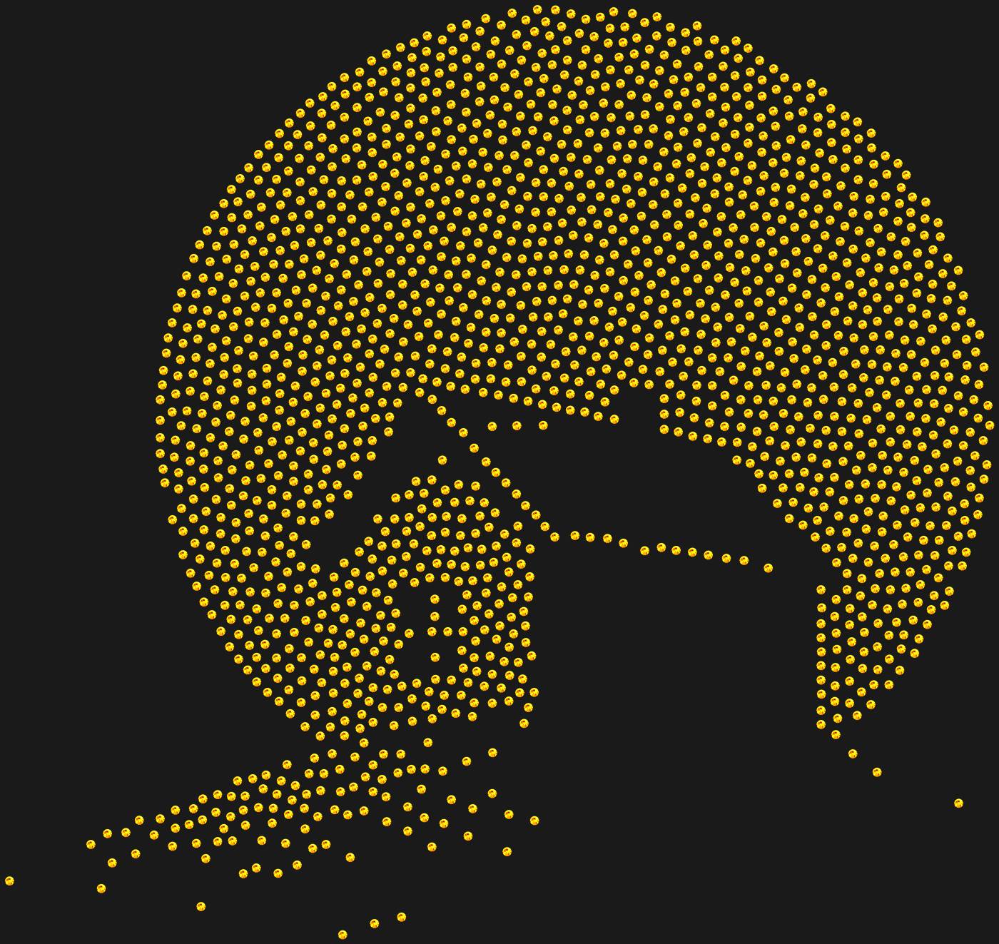 Трафарет Одинокий домик — HOUSETREE1