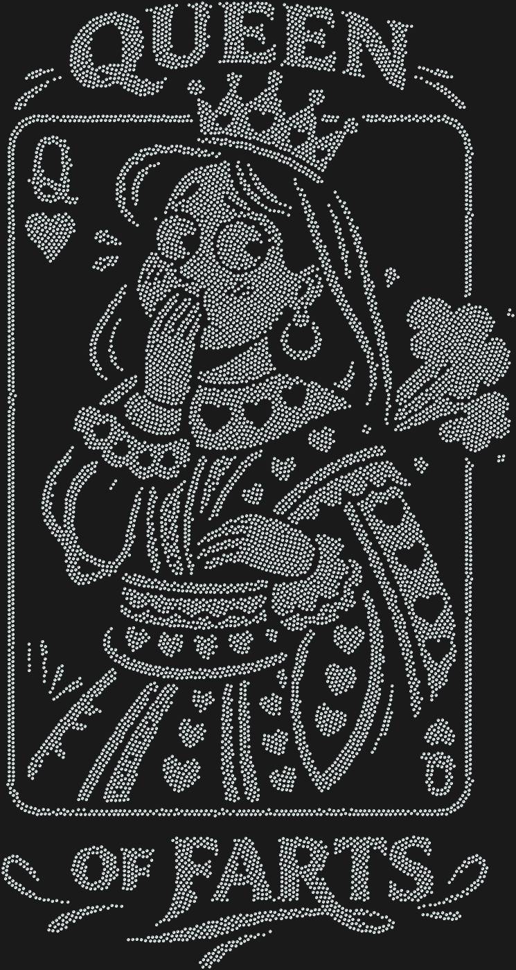 Трафарет Королева пуков — QUEENPUK1