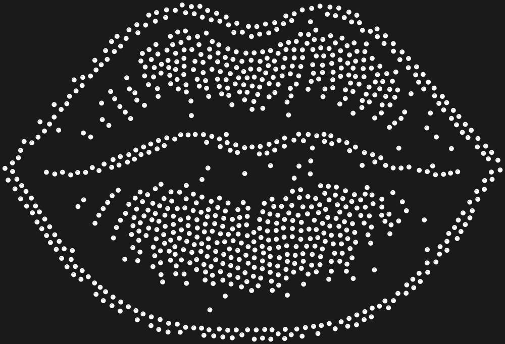 Трафарет Lips — RHT_LIPS2_SS10_CRYSTAL_CLEAR