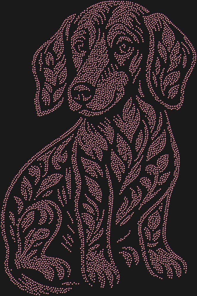 Трафарет Dachshund puppy — RHT_DACHSHUNDPUPPY1_SS8_RAINBOW