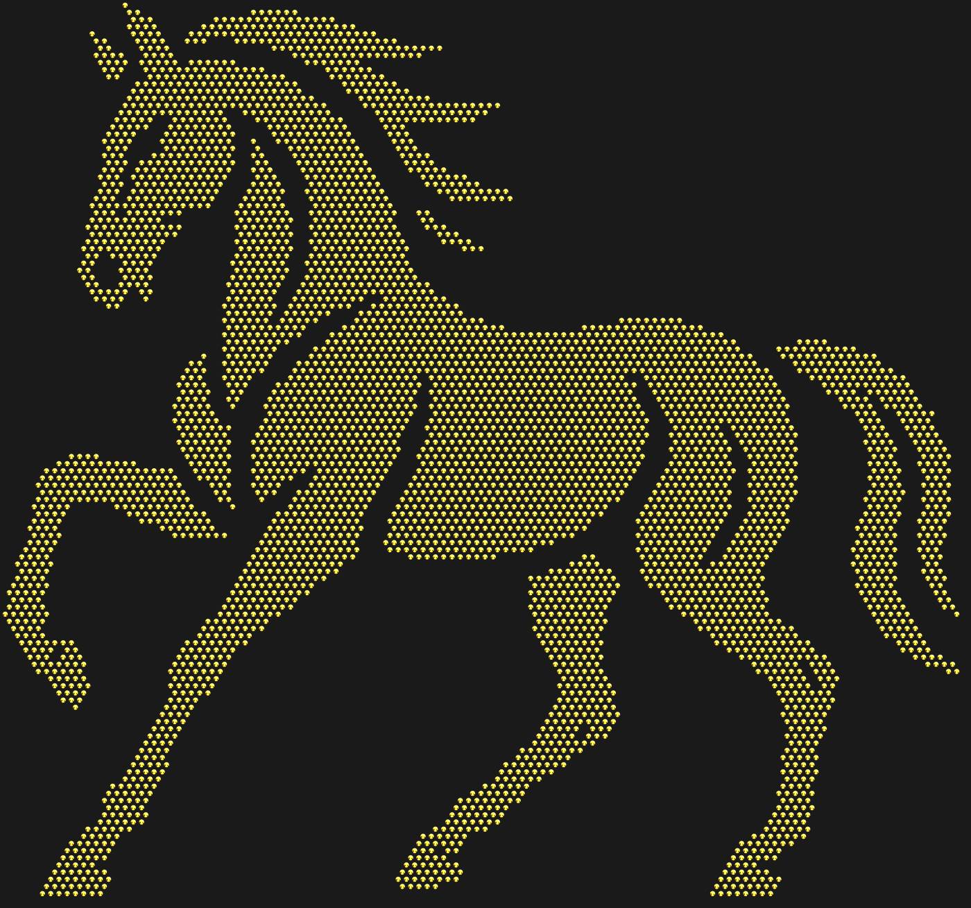 Трафарет Лошадь — HORSEJUMP2