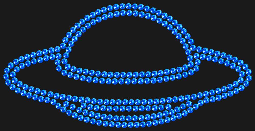 Трафарет Flying saucer — RHT_UFO3_SS10_SAPPHIRE