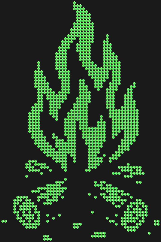 Трафарет Bonfire — RHT_BONFIRE1_SS10_LT_PERIDOT