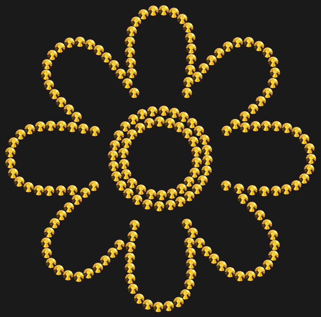 Трафарет Chamomile — FLOWER2