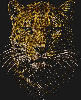 Рисунок из страз по номерам «Леопард» с 3621 искрящейся стразой — это застывшее дыхание дикой грации, обещающее оживить ваш мир сиянием и благородной силой.