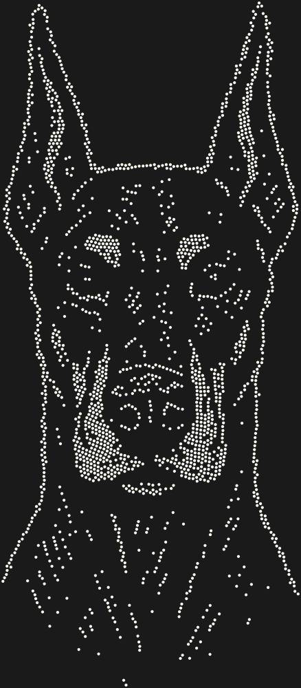 Трафарет Doberman — RHT_DOBERMAN1_SS20_CRYSTAL_AB