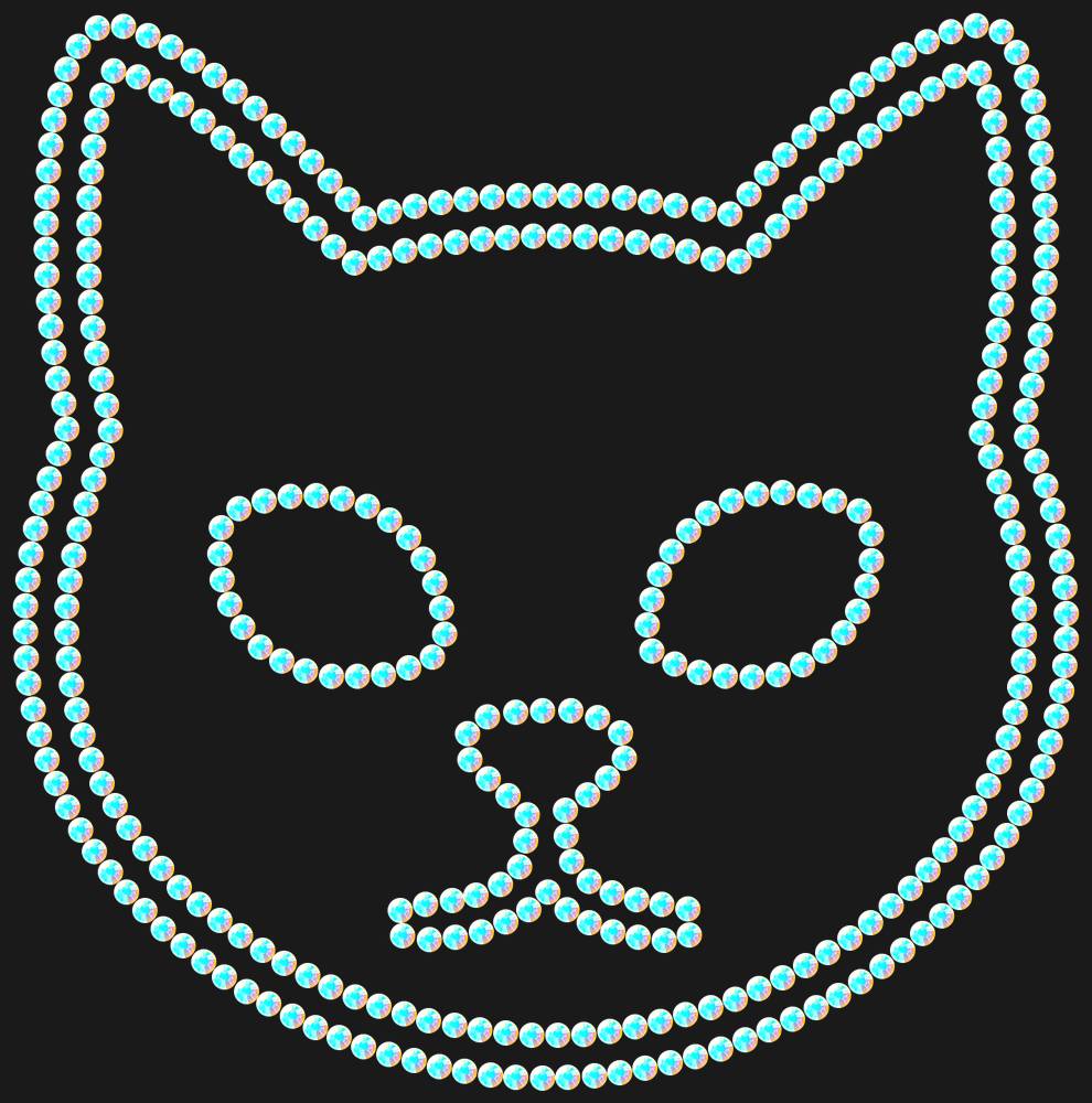 Трафарет Cat — RHT_CAT1_SS10_CRYSTAL_AB_DMC