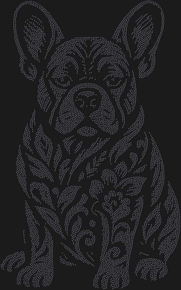 Трафарет Французский бульдог — RHT_FRENCHBULLDOG1_SS10_JET_BLACK