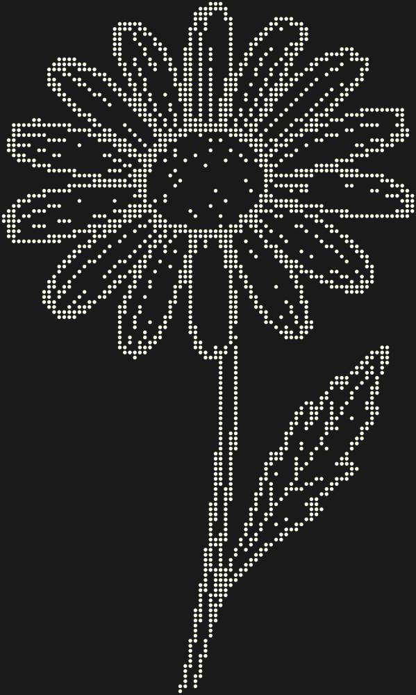 Трафарет Chamomile — RHT_CHAMOMILE1_SS10_CRYSTAL_AB