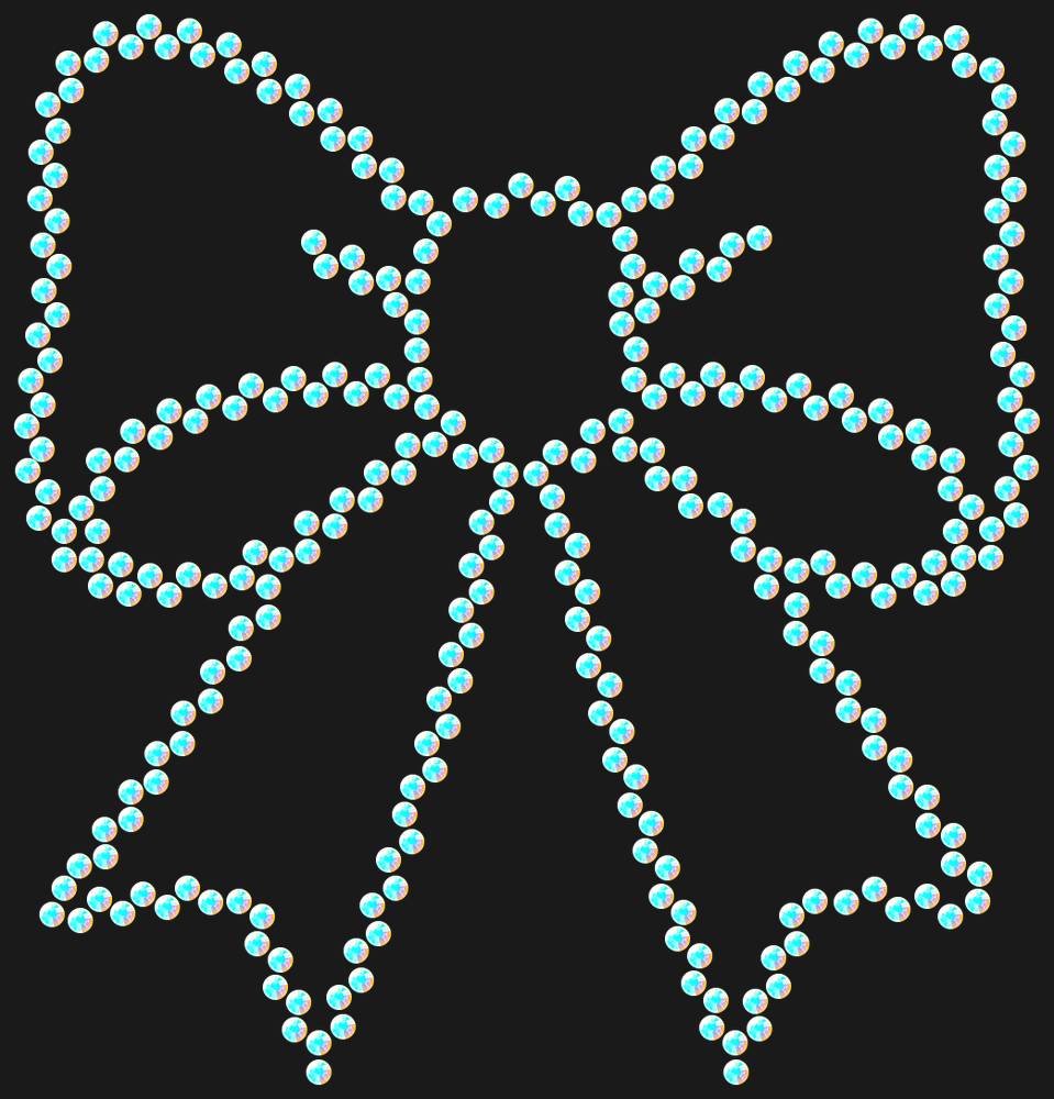 Трафарет Bow — RHT_BOW1_SS6_CRYSTAL_AB_DMC