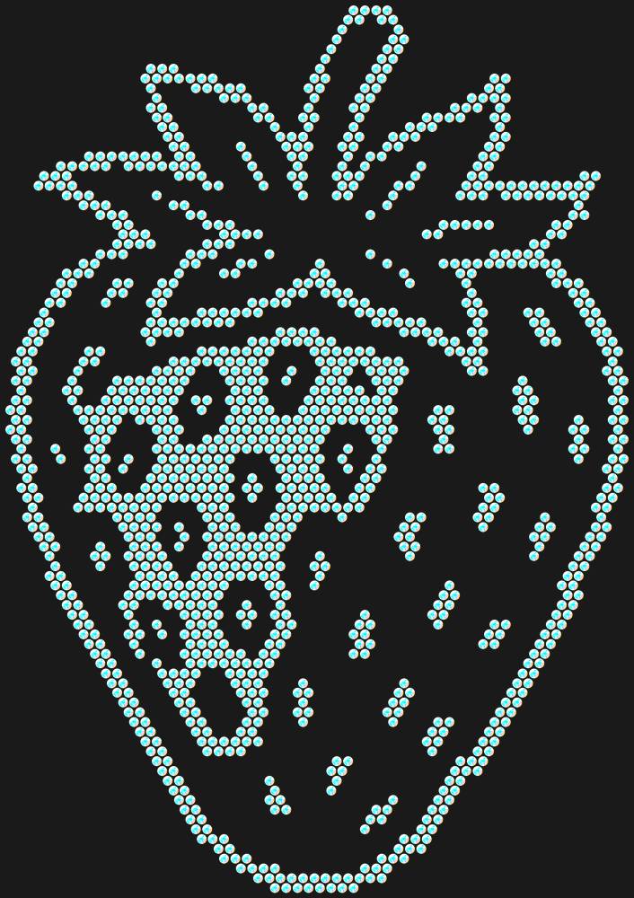 Трафарет Strawberry — RHT_STRAWBERRY1_SS6_CRYSTAL_AB_DMC