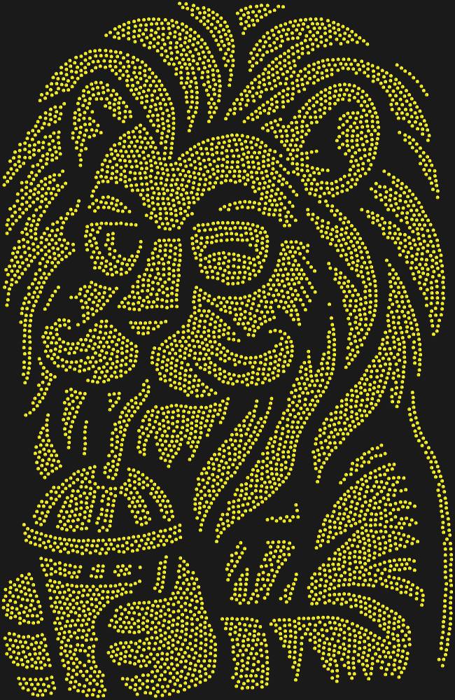 Трафарет Hipster lion — RHT_LIONHIPSTER1_SS12_OLIVE