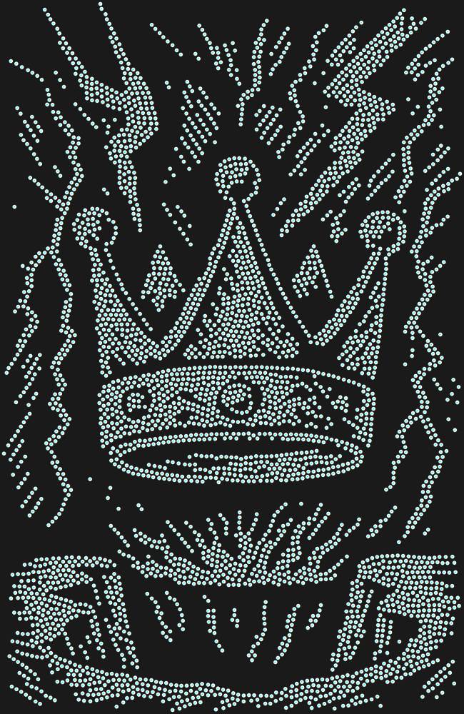 Трафарет Crown — RHT_CROWNABYSS1_SS16_CRYSTAL_AB_DMC
