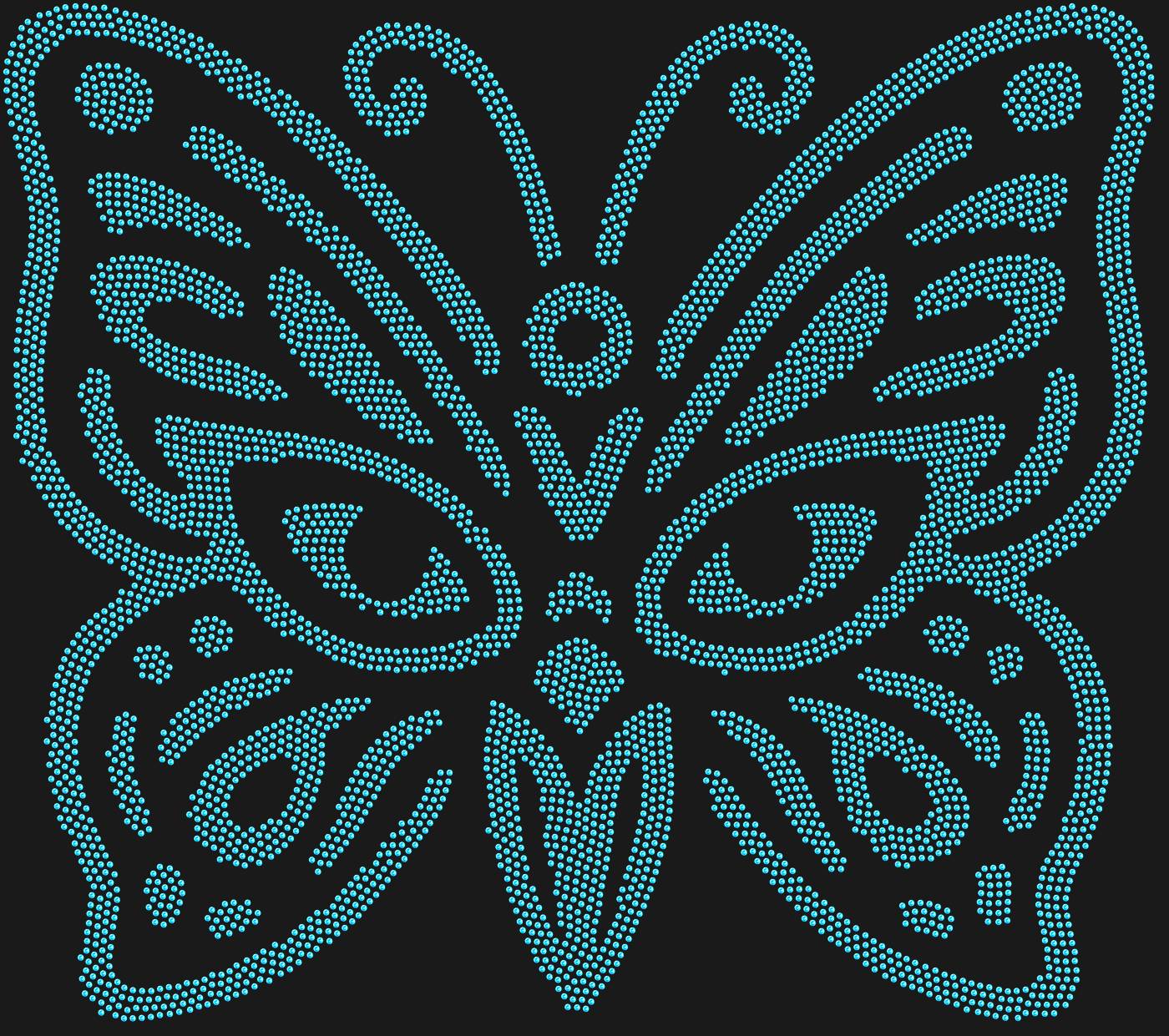 Трафарет Маска Бабочка из Мексики — BUTTERFLYMASK1