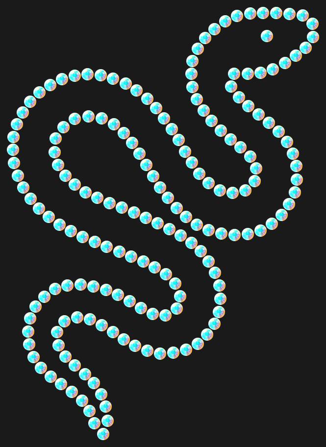 Трафарет Snake — RHT_SNAKE1_SS6_CRYSTAL_AB_DMC
