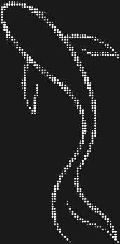 Трафарет из страз «Карп кои», украшенный 510 сияющими искрами, оживает в танце грации, перенося вас в мир восточной мудрости и изящества.