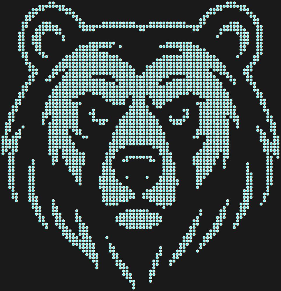 Трафарет Bear — RHT_BEAR1_SS16_CRYSTAL_AB_DMC