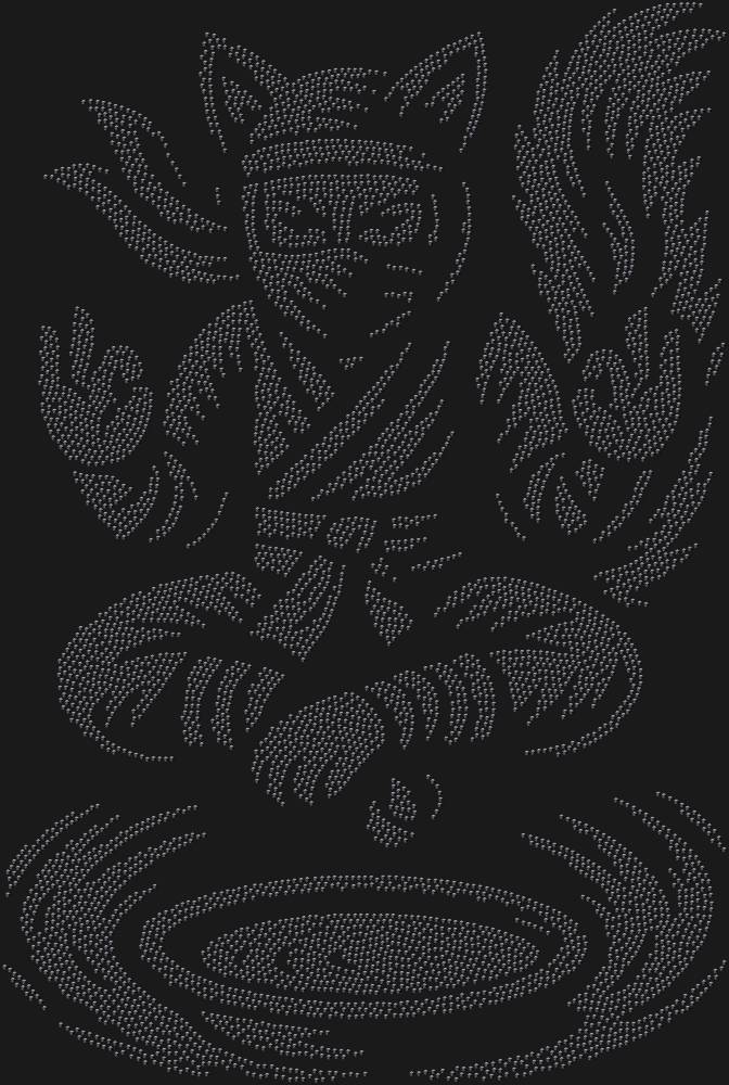 Трафарет Кот-ниндзя — RHT_CATNINJA1_SS10_JET_BLACK