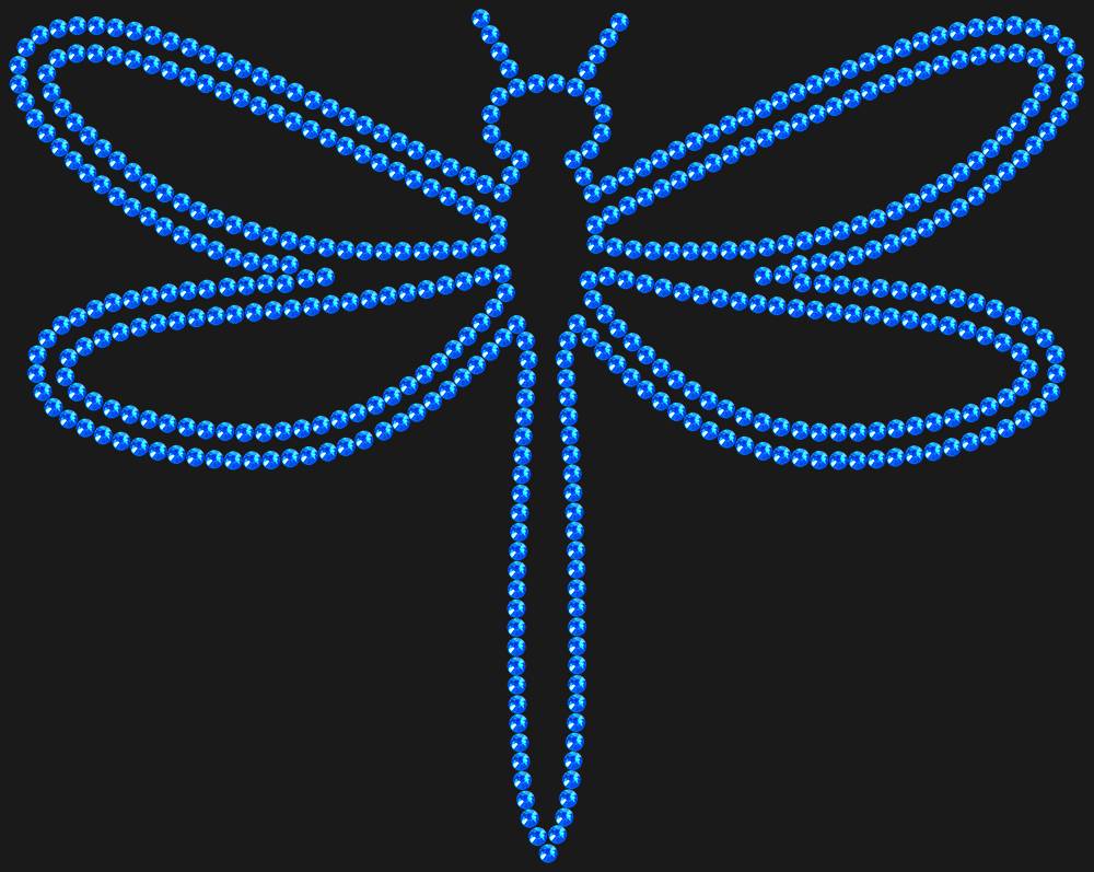 Трафарет Dragonfly — RHT_DRAGONFLY1_SS16_SAPPHIRE