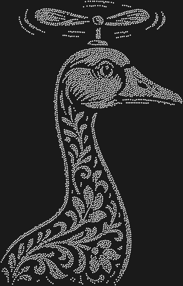 Трафарет Гусь Пропеллер — RHT_GOOSE2_SS10_CRYSTAL_CLEAR