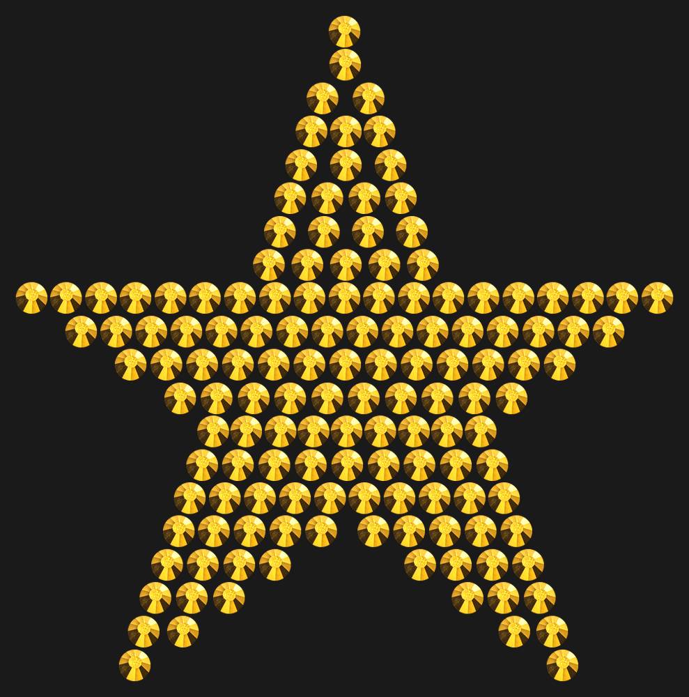 Трафарет Mini Star Classic — RHT_STAR3_SS16_GOLD
