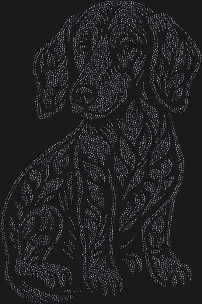 Трафарет Dachshund puppy — RHT_DACHSHUNDPUPPY1_SS12_JET_BLACK