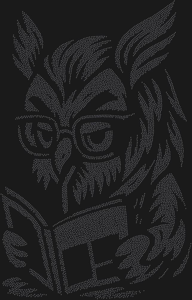 Трафарет Сова в очках — RHT_OWLBOOK1_SS20_JET_BLACK