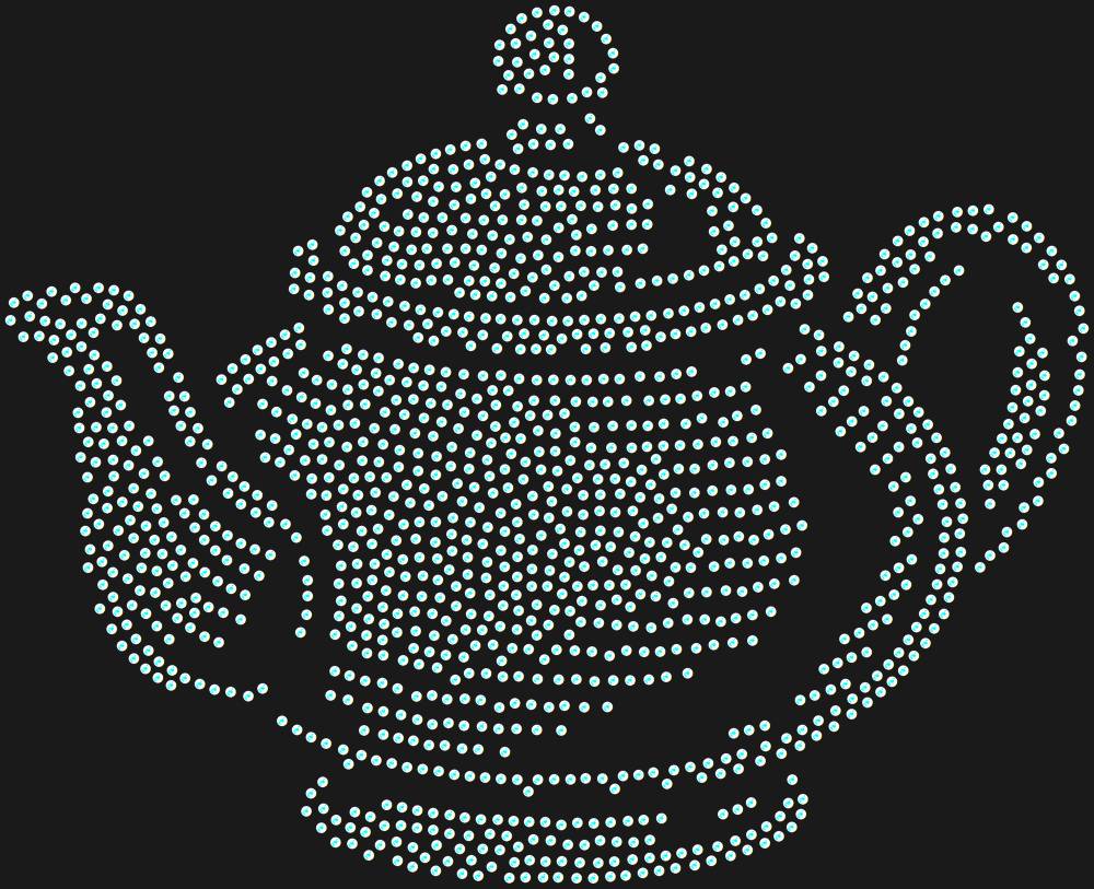 Трафарет Teapot — RHT_TEAPOT1_SS12_CRYSTAL_AB_DMC