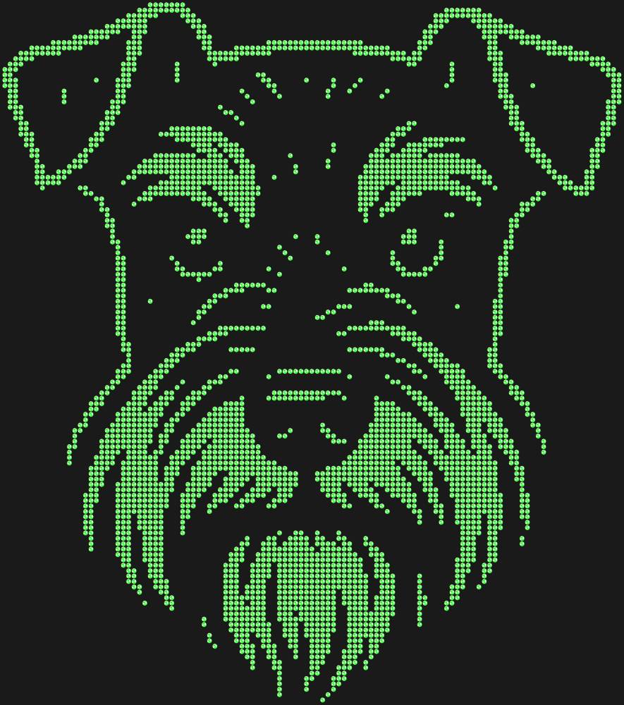 Трафарет Miniature Schnauzer — RHT_DOG1_SS16_LT_PERIDOT