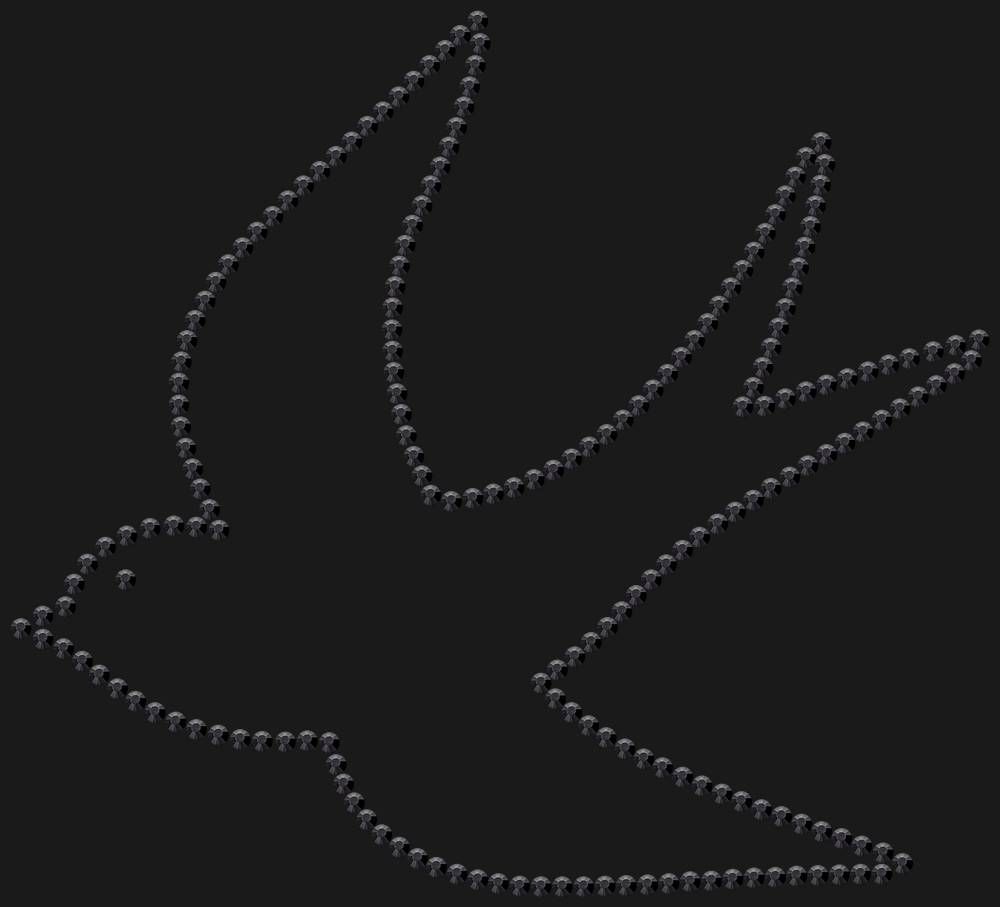 Трафарет Swallow — RHT_SWALLOW1_SS10_JET_BLACK