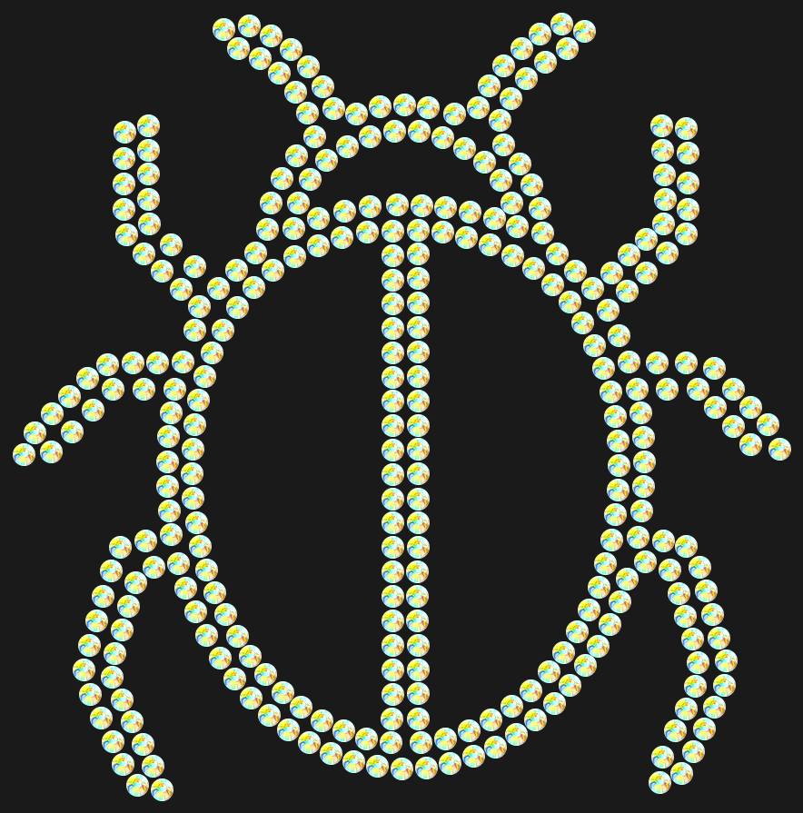 Трафарет Beetle — RHT_BEATLE1_SS6_CRYSTAL_AB