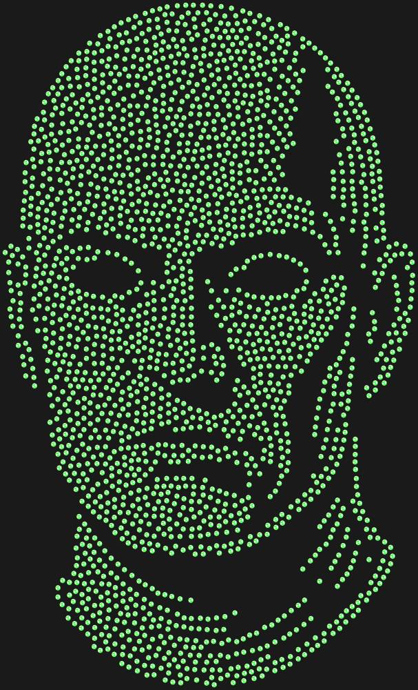 Трафарет Fantomas Mask — RHT_FANTOMAS1_SS16_LT_PERIDOT