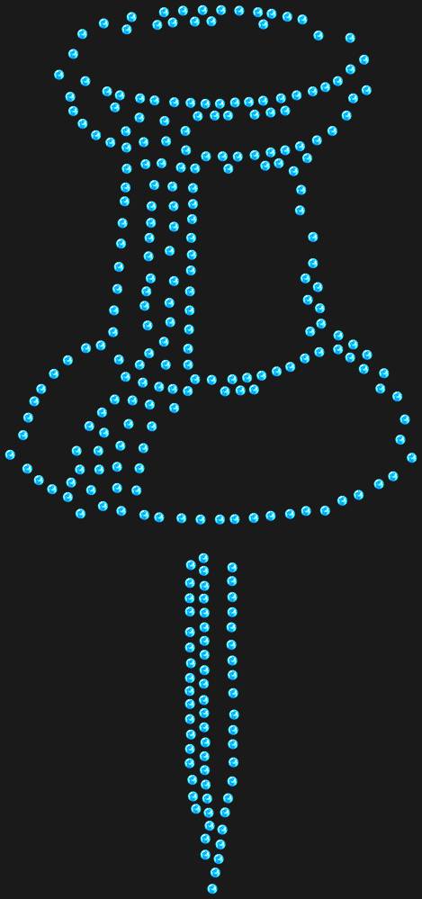 Трафарет Pushpin — RHT_PIN1_SS10_LT_SAPPHIRE