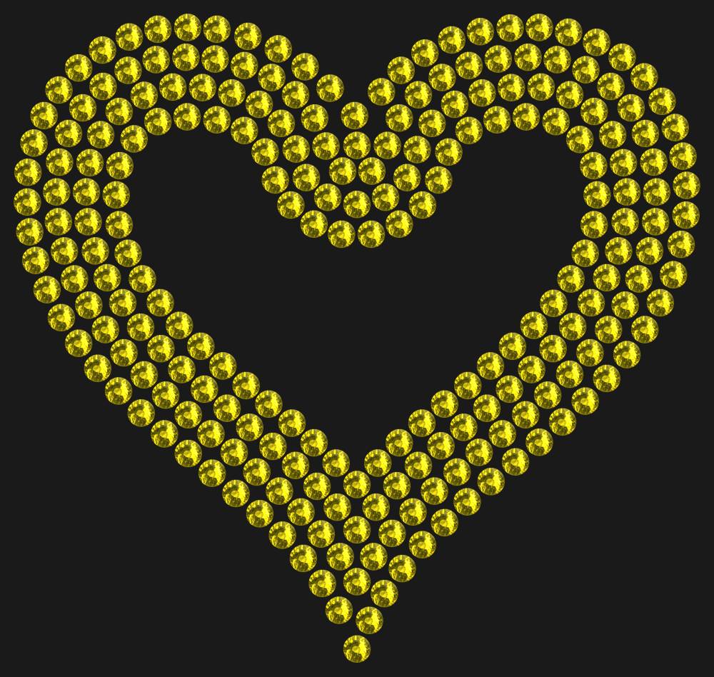 Трафарет Outline heart — RHT_HEART3_SS16_OLIVE
