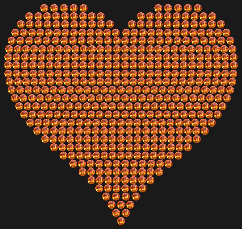 Трафарет A big heart — RHT_HEART4_SS10_RED_VOLCANO