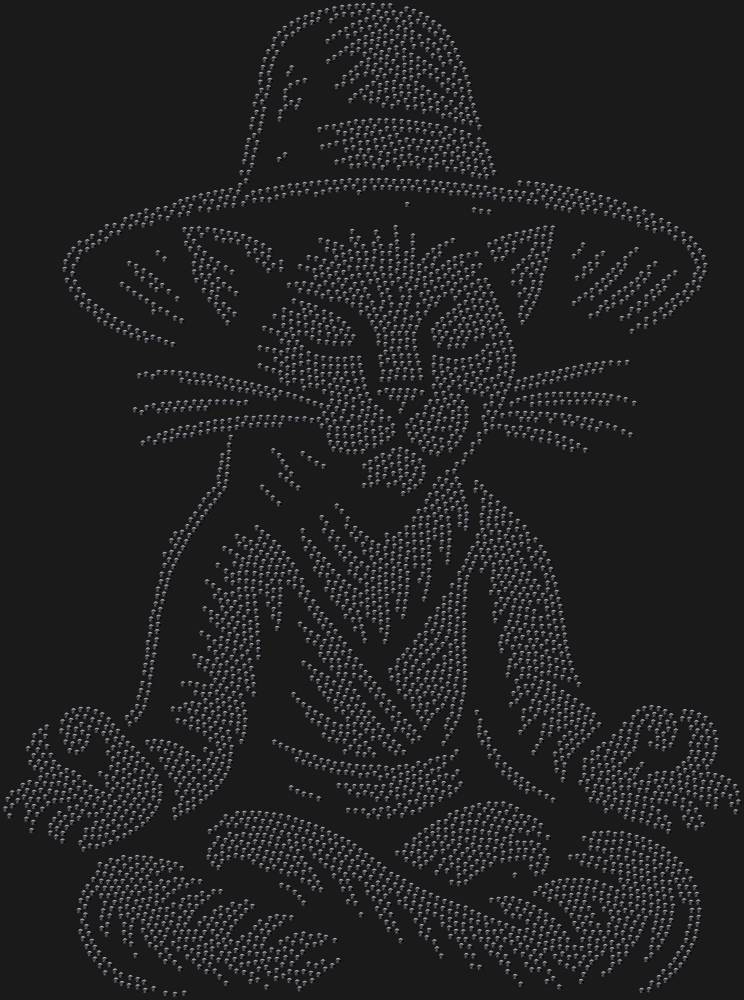Трафарет Левитирующий кот в шляпе — RHT_CATMEDITATE1_SS16_JET_BLACK