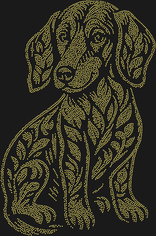 Трафарет Dachshund puppy — RHT_DACHSHUNDPUPPY1_SS10_GOLD