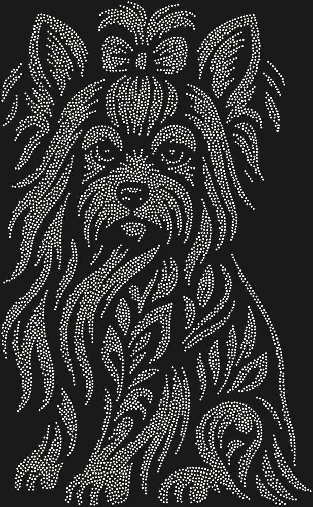 Трафарет Yorkshire Terrier — RHT_YORKSHIRETERRIER1_SS5_CRYSTAL_AB