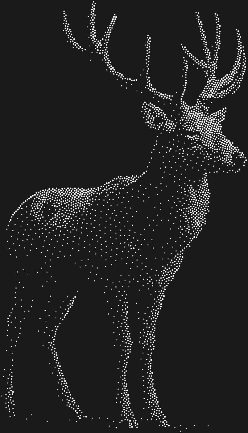 Трафарет Северный олень — REINDEER1