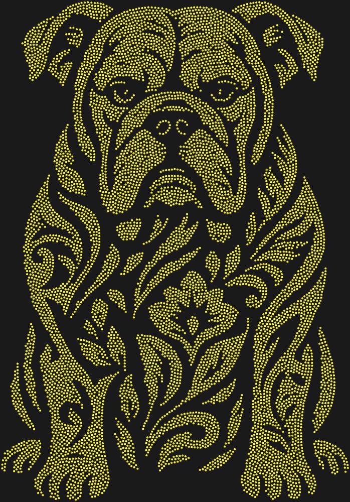 Трафарет Bulldog — RHT_BULLDOG1_SS8_OLIVE
