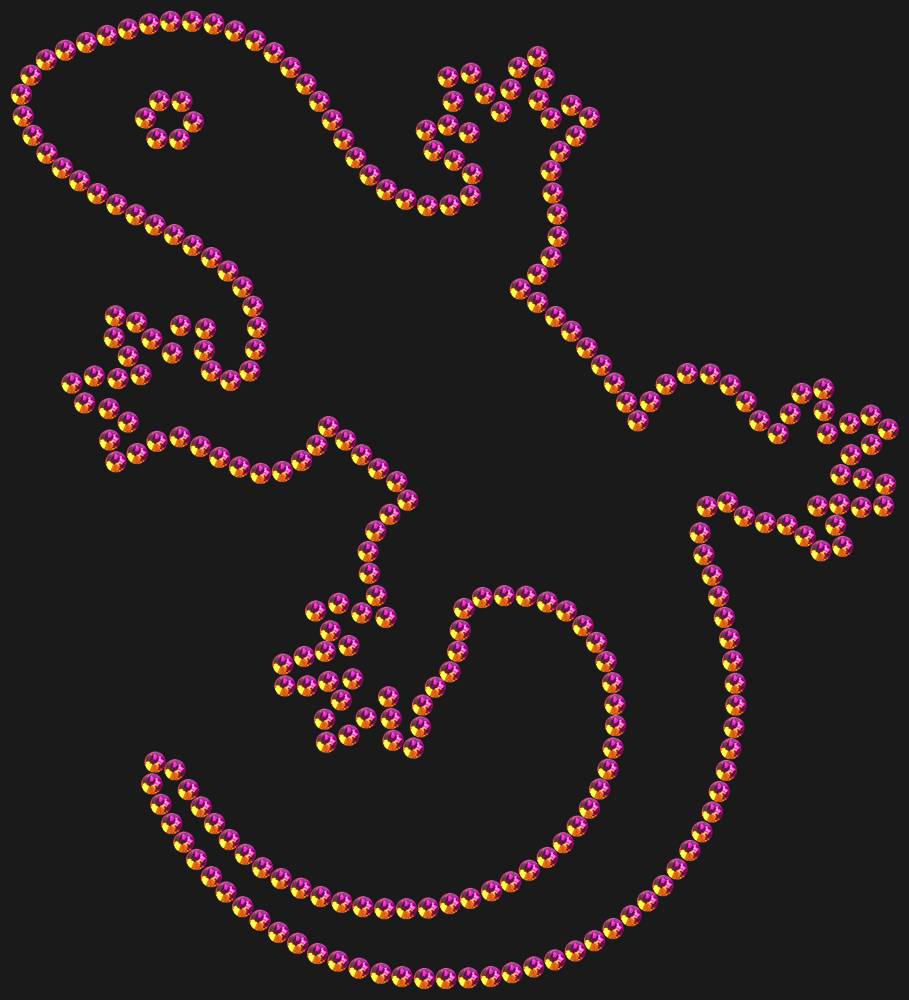 Трафарет Lizard — RHT_LIZARD1_SS10_RAINBOW
