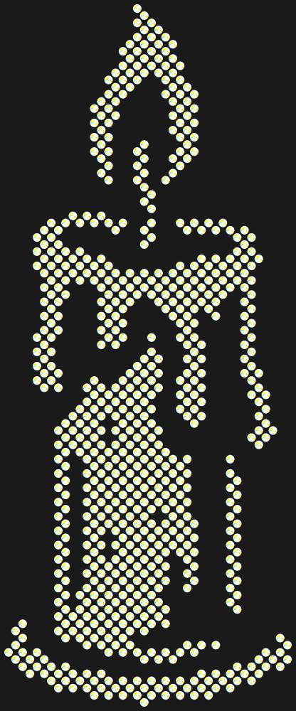 Трафарет Candle — RHT_CANDLE1_SS12_CRYSTAL_AB